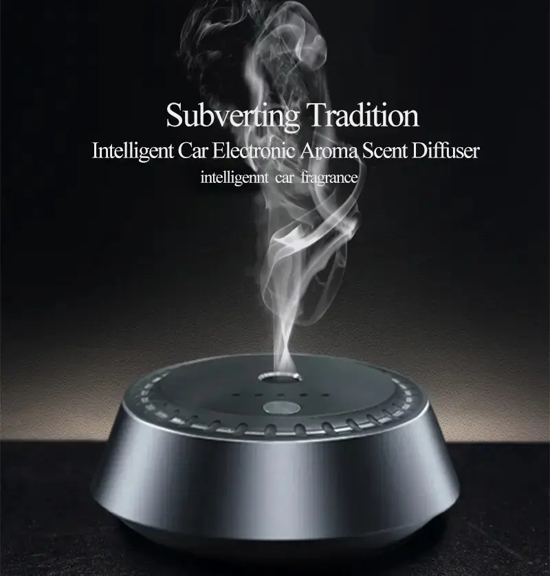 Intelligent Car Electronic Aromatherapy Scent Diffuser - Compact Smart Air Purifier, 5 Adjustable Modes, Single Nozzle, Battery-Powered (uses cells/batteries), Concentration Aid, Enhances Driver Experience