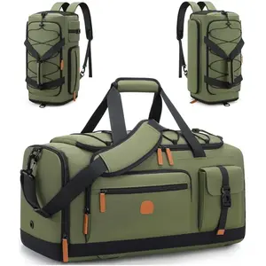 3-in-1 Sports Gym Bag with Shoe & Laptop Compartment – 35L Carry-On Duffel Backpack for Men & Women, Anti-Theft Weekender Bag for Travel & Workout