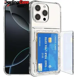 Darlingcase Magnetic Leather Case for iPhone 17 Pro Max / 17 Pro, Shockproof Full Protection with Camera Lens Guard, Compatible with Wireless Charging - Brown