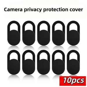 10pcs Abs Camera Cover for Phone Tablet Laptop, Tech Accessories, Privacy Protection, Easy Installation, Anti-Spy Design, Compatible with Most Devices