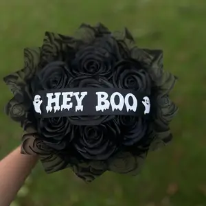 Halloween Bouquet- Halloween Gifts for Her- Artificial Roses- Personalized Gift