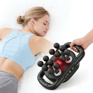 12-Head Massage Gun Set, Deep Tissue Percussion Massager, Electric Massage Tools with 9 Styles & Levels