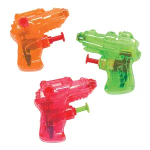 2 1/2" Bulk 50 Pc. Mini Neon Colors Plastic Squirt Gun Assortment