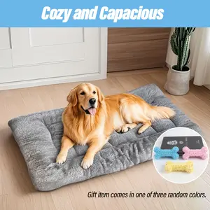 Extra Large Plush Dog Bed Sofa Super Soft Thickened Polyester Pet Mat Rectangular Dog & Cat Nest For All Pet Sizes Love Begins With Comfort