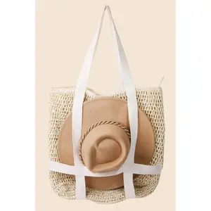 The Straw Paper Braided Tote Bag