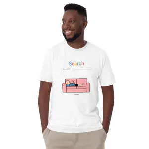 Google Neck Hurts Short-Sleeve Unisex T-Shirt