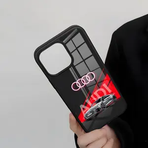 A-Audies RS Sport Car Phone Case for Iphone 17 air 16 15 14 13 12 11 Pro Max Mini Fundas Shell PC+TPU Cover