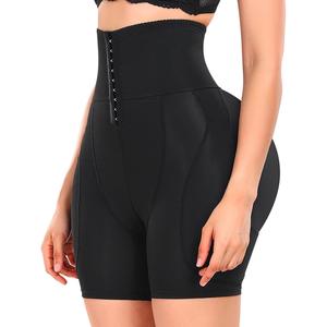 Women Hip Padded Butt Lifter Shapewear Tummy Control Shorts Hook Closure Removable 4 Pads Compression Womenswear Adjustable faja Breathable Curvy