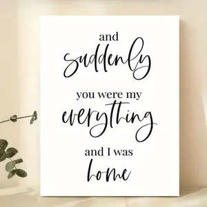 You Are My Everything Poster, Valentine Day Poster, Wall Art For Living Room, Wall Decor For Bedroom, Home Decor, Room Decor less Hanging Photo