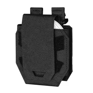 Cross-Border Handcuff Bag, Tactical Vest Police Safety Officer Accessories, Convenient Storage for Various Handcuffs, Enforcement Waist Belt