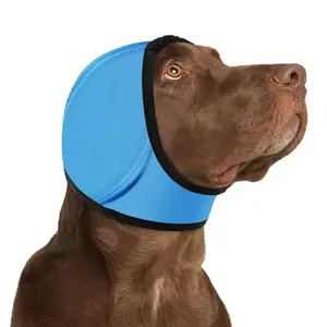 Pet Noise-Reducing Ear Muffs, Durable Protective Gear Outdoor Dog Headgear for All Breeds, Anti-Anxiety Swimming Gear, Quick-Dry Adjustable Design