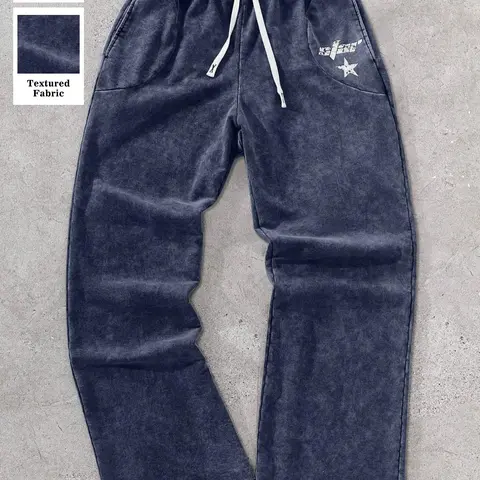 Men's Solid Color Velvet Lounge Pants, Casual Comfy Oversized Loose Trousers for Daily Wear, Men's Sleepwear & Loungewear Pajama Bottoms for Summer, Menswear