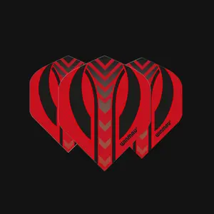 Winmau Mega Standard Red & Black