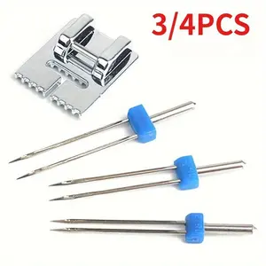 1/4pcs household multifunctional sewing machine accessories Double Twin Needle Sewing Machine Needles Pins Sewing Supplies