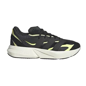 adidas Mens Lightblaze Lace Up Sneakers Shoes Casual - Black