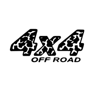 4x4 Cow Print Decal - Perfect for Truck Decoration