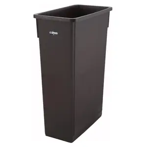 23 Gallon Slender Trash Cans - Brown