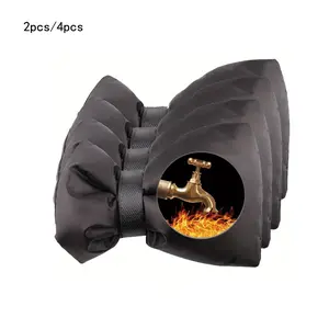2pack/4pack Stove Top Covers Winterguard Composite Fabric Faucet Covers - Reusable, Thickened Insulation, 420d Oxford Spigot Protectors, Windproof, Snow & Waterproof, Ice-defence for Cold Weather, No Electricity Needed, Durable Cover, Dustproof Cover