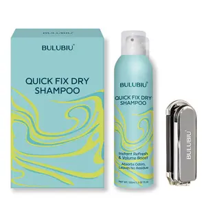 BULUBIU Instant Fresh Hair Dry Shampoo, Invisible Oil Control, Adds Natural Volume, No White Cast, Refresh Hair in Seconds, Travel & On-the-Go – 150ml / 5.07 fl.oz