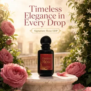 Women's Passion Rose Eau de Parfum, 1.7 fl oz, Long-Lasting Floral-Woody Scent with Pomegranate, Musk, Lemon, Jasmine, Peony, Sandalwood Notes - Elegant Fragrance for Women single bottle