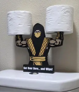Scorpion‑Style “Get Over Here… and Wipe!” TP Holder