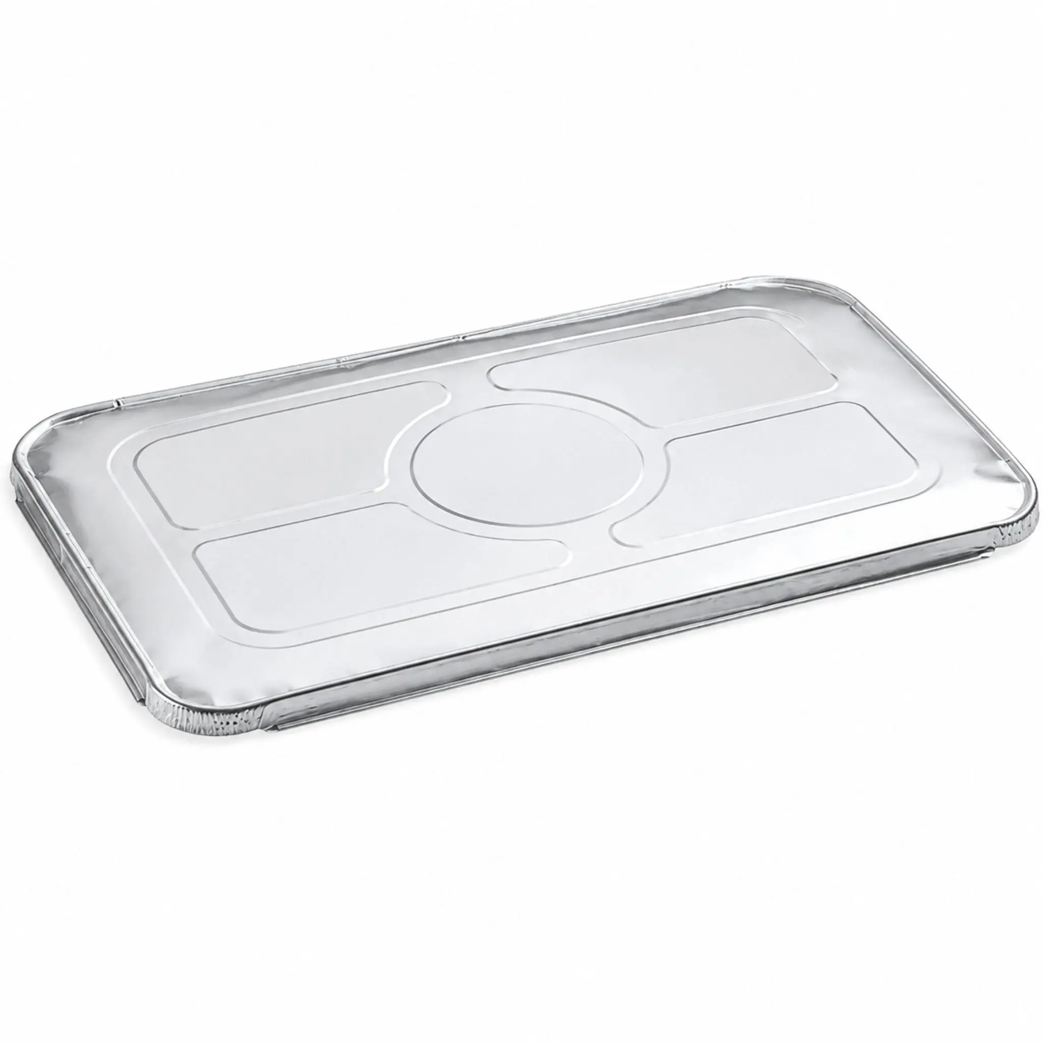 Half Size Aluminum Foil Steam Table Pan Lid - 100/Case