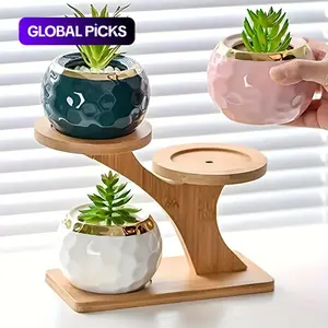 Plant Stand, Multifunctional Plant Pot Holder, Succulent Planter, Plant Stand for Succulents, Garden Supplies for Home, Office, Balcony Decor