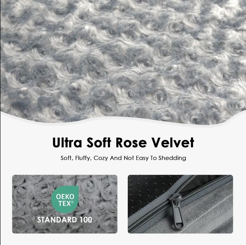 XXXL Warm Waterproof Dog Bed Cozy Pet Lounger for Large Dogs Soft Plush Material Orthopedic Support Removable Cover Non-Slip Bottom Extra Large Size