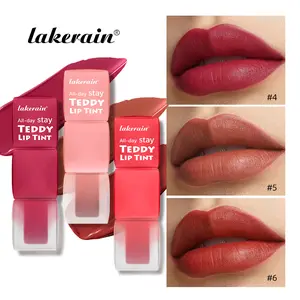 Lakerain Teddy Velvet Moisturizing Lip Tint - Long-Wearing & Weightless, Non-Sticky & Transfer-Resistant with a Soft Velvet-Matte Finish
