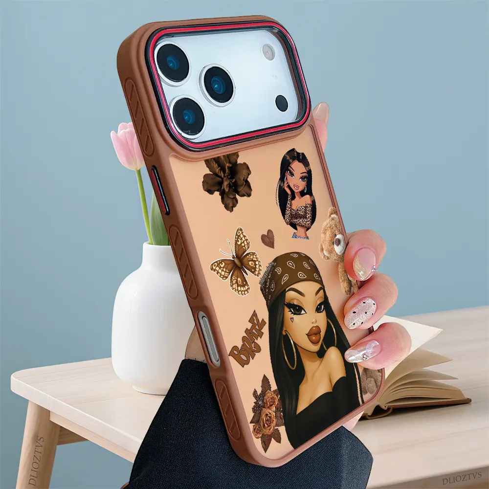Cute Bratz Girls Pattern Phone Case for iPhone 18 17 Pro Max Air