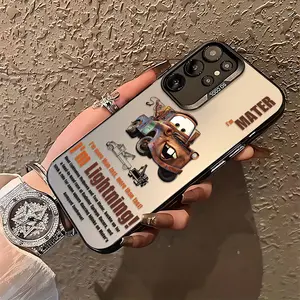 2026 New Cartoon Lightnings McQueens Phone Case Suitable for Samsung Galaxy S26 S25 S24 A37 A57 A17 A07 A56 A26 A36 A55 A35 A06 A16 A05 A14 A24 A34 A54 A15 A05s A04e A25 S23 S22 S21 S20 FE Ultra Plus Edge 4G 5G Anti Fall Matte Back Cover