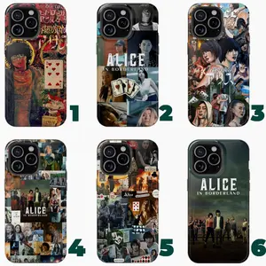 6 styles v2 Alice in Borderland Phone Case Arisu Usagi Chishiya Niragi Anime Netflix Series Aesthetic Phone Cover, Cool Japanese Manga Style fit iPhone 17,16 to SE, Galaxy