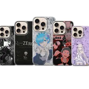 Re:Zero Phone Case – Anime Art Cover Compatible with iPhone X, 11, 12, 13, 14, 15, 16, 17 Plus Pro Promax & SS Galaxy S21-25 Series
