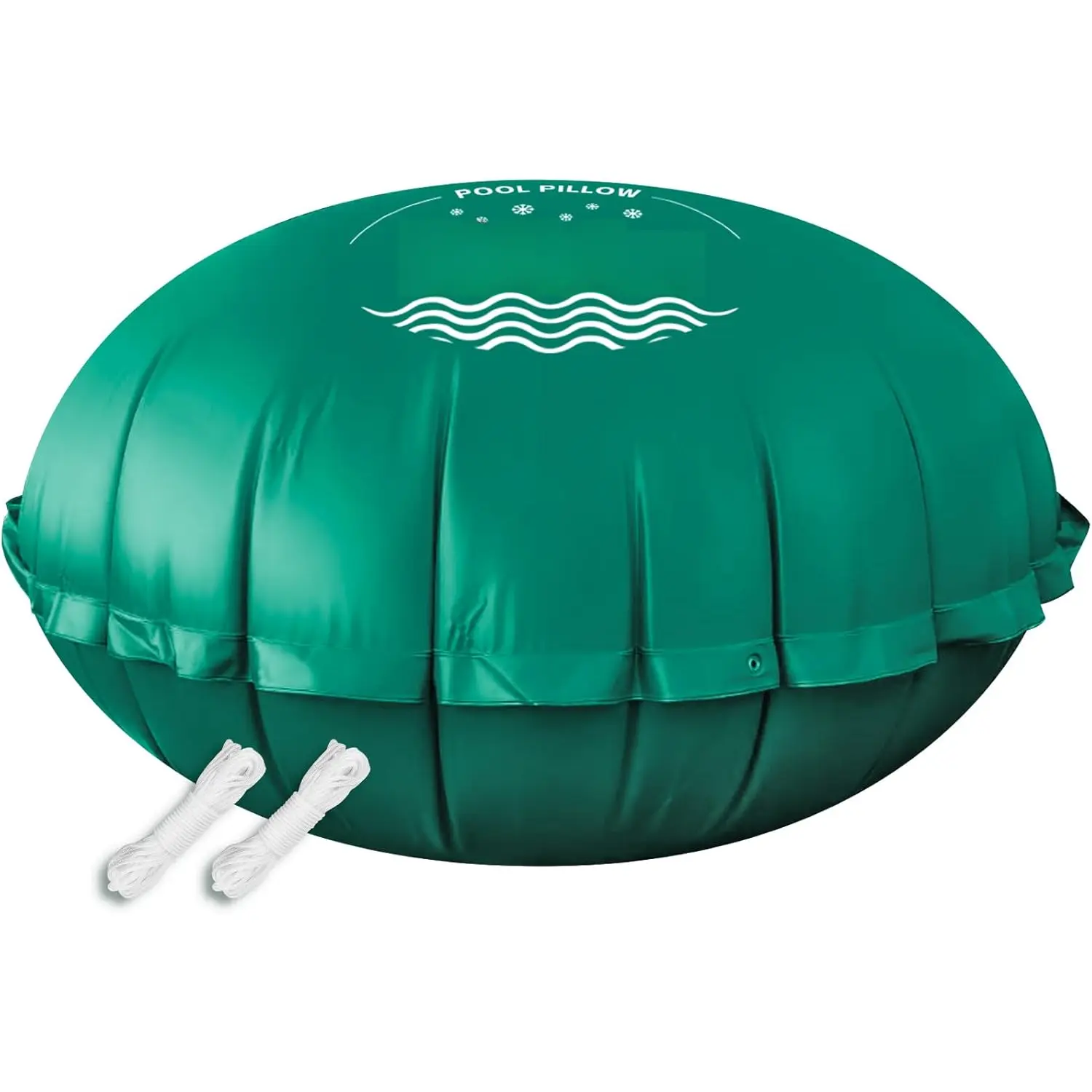 6 FT Round Pool Pillows for Above Ground Pools, Large Pool Air Pillow for Winterizing Pool Cover, 0.4mm Ultra Thick&Super Sturdy, Rope Included (2 * 40ft)