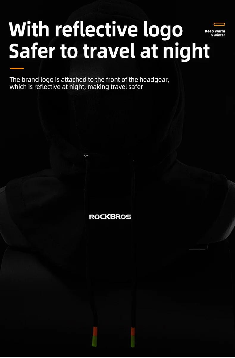ROCKBROS Ski Balaclava Thermal Fleece Balaclava for Cold Weather Winter Men