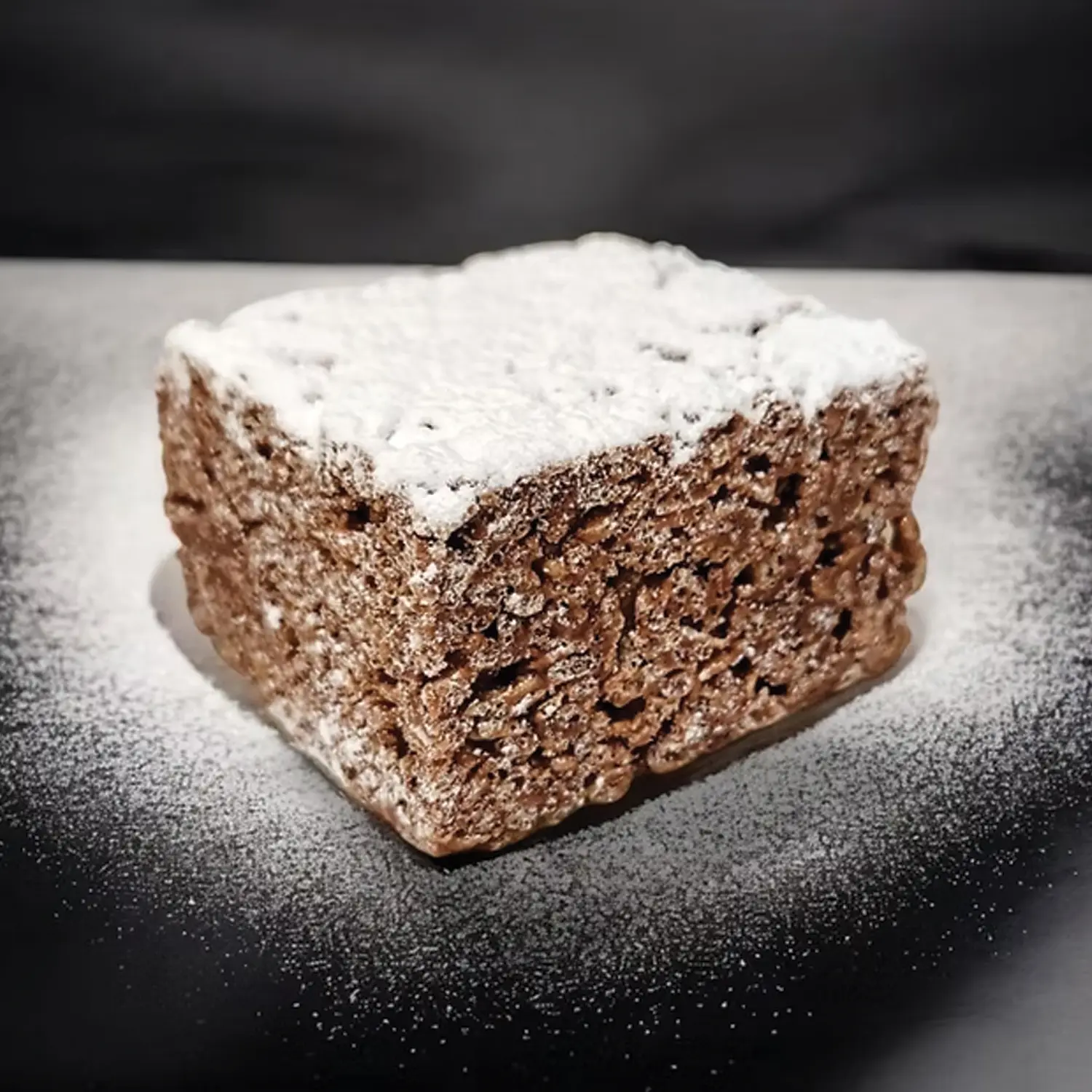 Puppy Chow Rice Crispie Treat from Carrie's Crispies