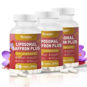 Liposomal Saffron Supplements -11 in 1 100% Pure Saffron Extract 88.5 mg Maximum Absorption for Mood, Energy & Vision,Vegan, Non-GMO - 60 Vegan Capsules