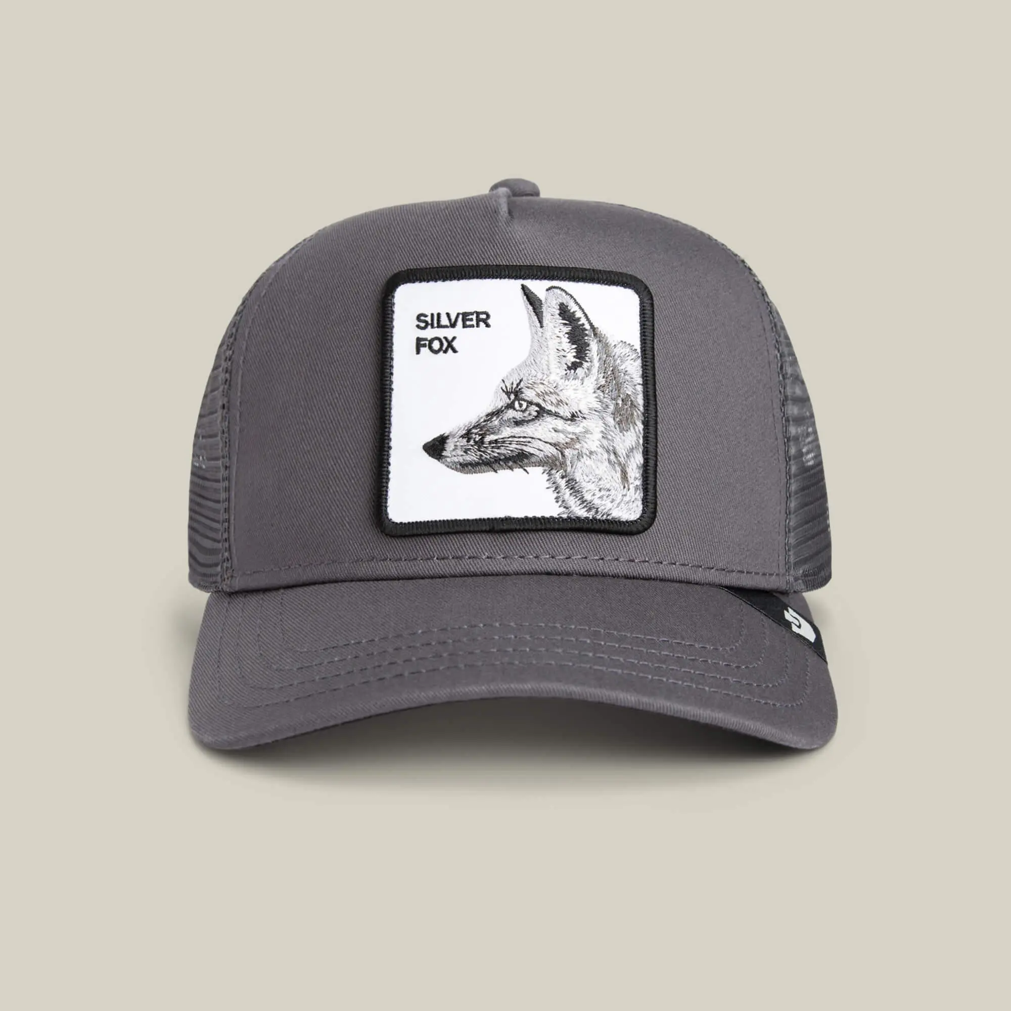 Goorin Silver Foxxx Trucker Hat, Oil, One Size, Unisex