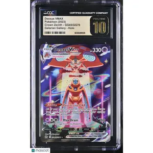 2023 Pokemon SWSH Crown Zenith Deoxys VMAX #GG45/GG70 CGC 10 Pristine
