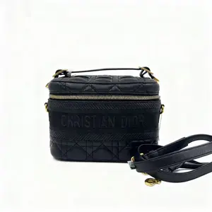 Pre-owned Dior france Crossbody Bags black small cosmetic bag crossbody bag H2 H3 Z 20006217