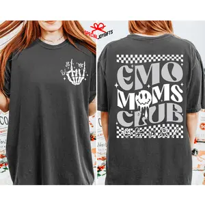 Personalized Emo Mom Shirt, Emo Moms Club Shirt, Emo Mom Gift, Elder Emo Mom Mothers Day Gift, Emo Gift, Gift For Emo Mom, Auntie Shirt Gift