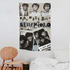 BOBYK Sturniolo Triplets Tapestry Aesthetic Fun Dorm Party Wall Background Art Decoration