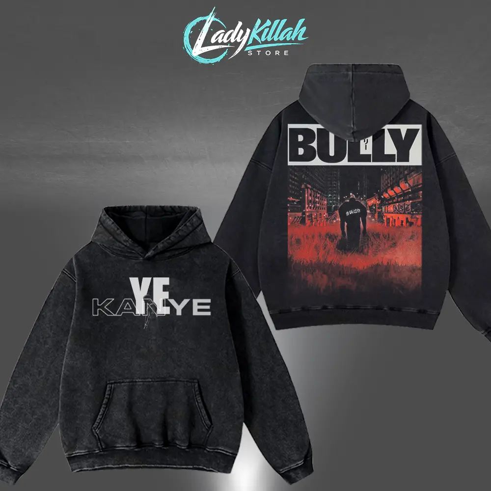 Bully - YE's 12th Studio Album Merch 2026 V2 Premium Washed Cotton T-Shirt For Ye Fans, Ye Stans Hip-Hop Shirt, Gift For Ye Fan Graphic Tee, Bully Album Fan Merch Shirt #11