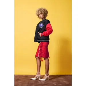 NY Giants Bomber Jacket in Historic Colorblock