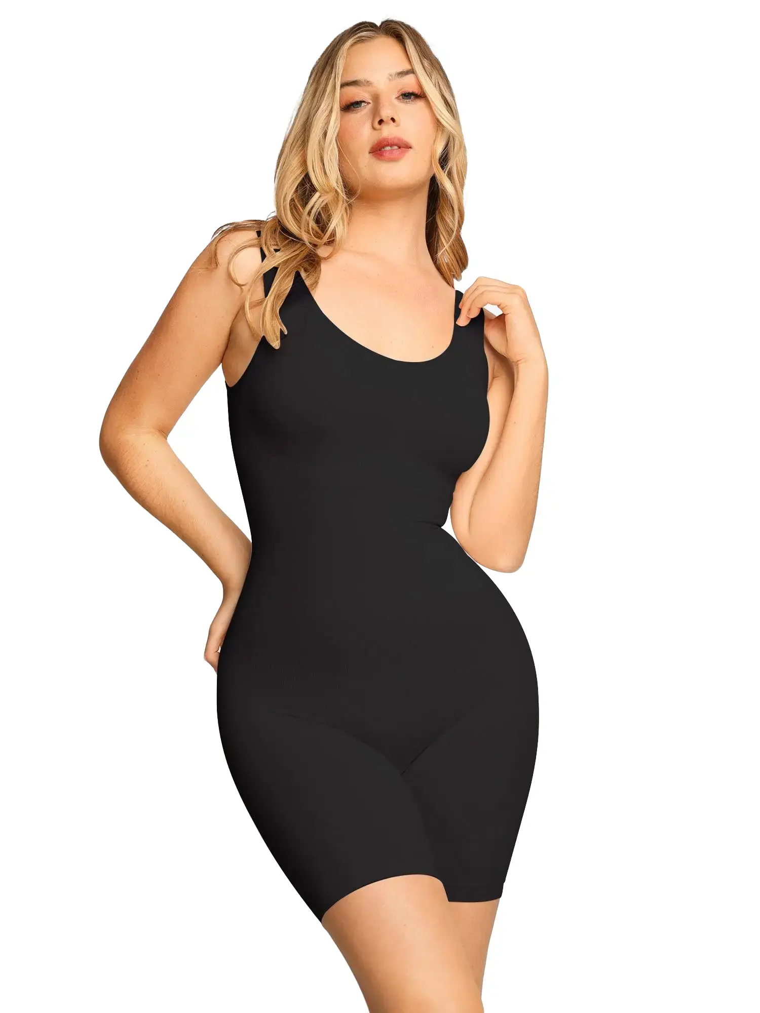 FeelinGirl Shapewear Bodysuit for Women Tummy Control Seamless Butt Lifting Thigh Slimmer Full Shapewear Comfort Fabric Womenswear Fit