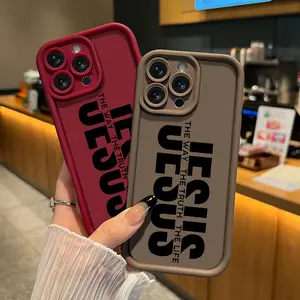 Jesus Truth Road Fashion Pattern Phone Case ,Soft Silicone Tpu Protection and Shockproof For iPhone 17 16 15 Pro Max 14 16Pro 13 12 11 X Plus Air Mini 17E Gift