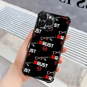 Phone case: 1 Rust Game Merch Phone Case Electroplating Process Protective Cover with Reinforced Cushioning And Collision Prevention Suitable for Various Models Of iPhone 17 16 15 14 13 Pro Max Cover