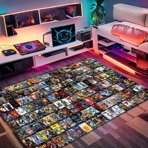 Game Cover,Retro Cover Rug,Game Rug,Gaming Decor,Gift for Gamer,Play Room Rug,Custom Rug,Retro Gaming,Arcade Game Rug, Area Rug,Gaming Gifts