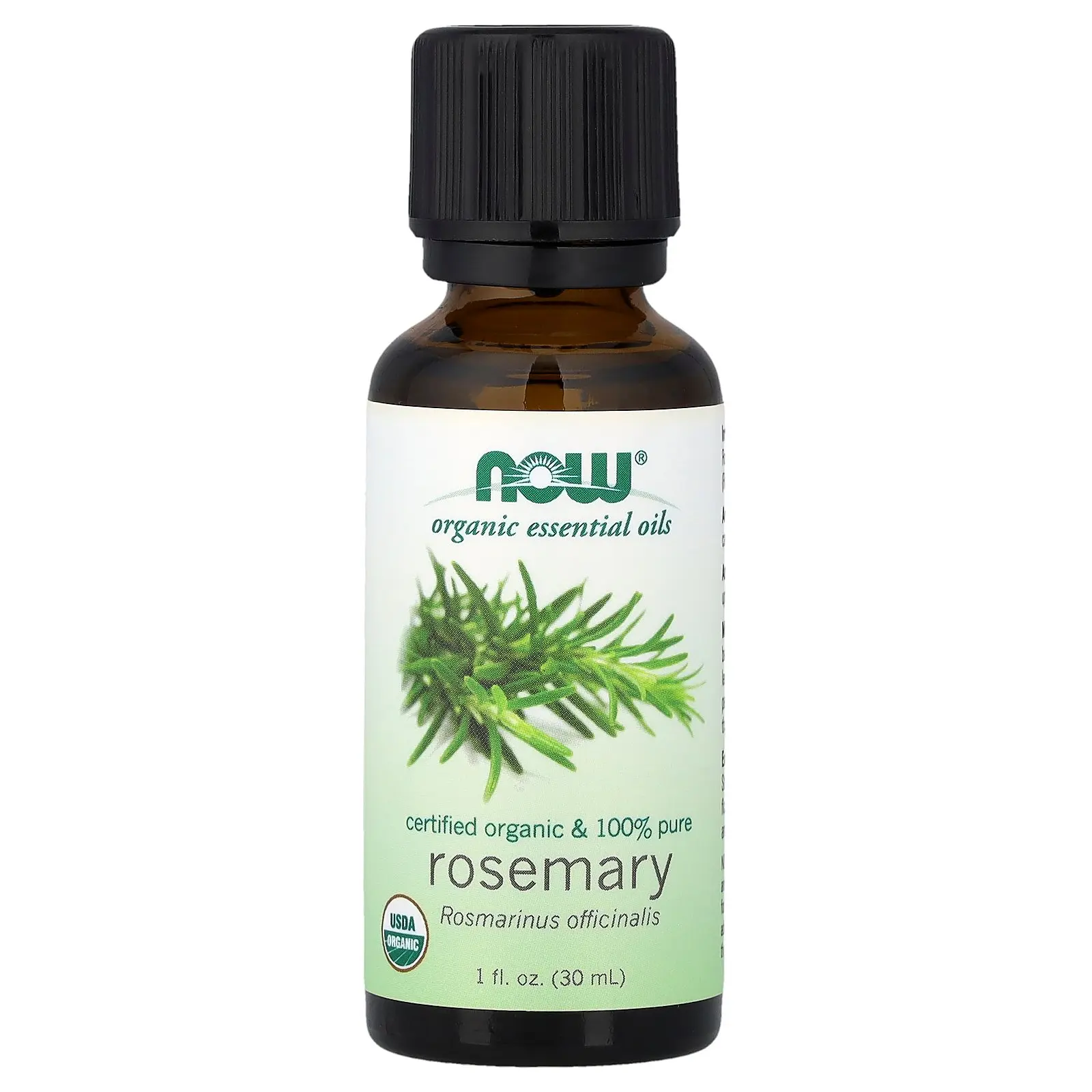 NOW Foods Organic Essential Oils, Rosemary, 1 fl oz (30 ml)