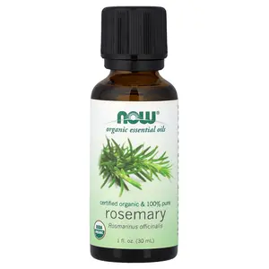 NOW Foods Organic Essential Oils, Rosemary, 1 fl oz (30 ml)